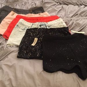7 shorts Zara xxi bebe bulk sm  2 multi sequence